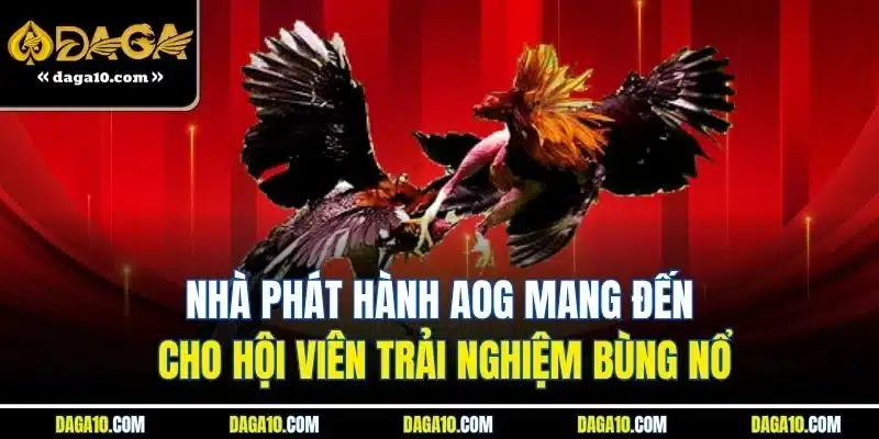 ĐÁ GÀ DAGA 8 Nhà phát hành AOG mang đến cho hội viên trải nghiệm bùng nổ